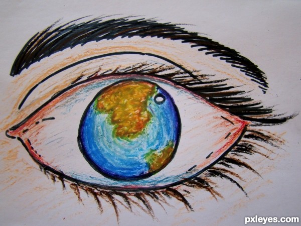 Creation of Eyes of the Earth: Final Result